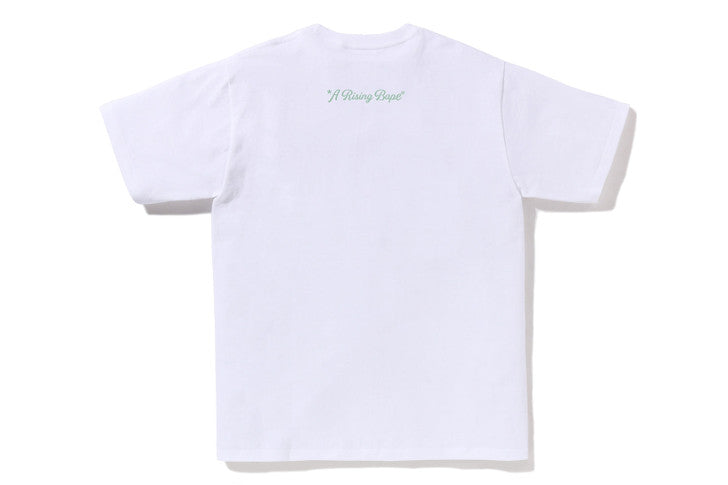 A Bathing Ape Bape "BAPE A Rising Bape Photo" White T-Shirt