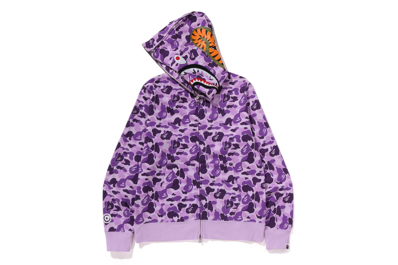 BAPE Store Taipei Separate Shark Full Zip Hoodie (Purple)