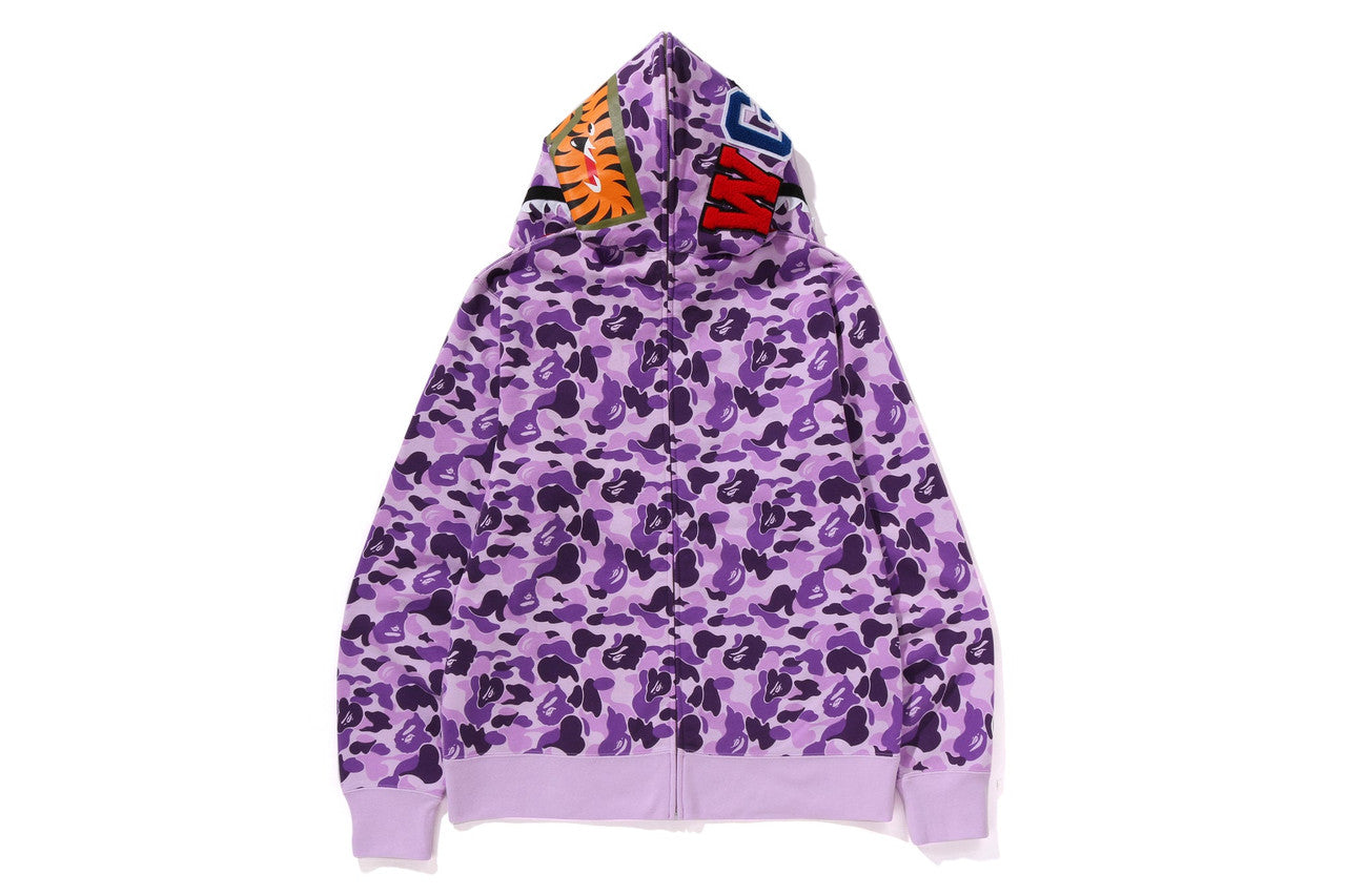 BAPE Store Taipei Separate Shark Full Zip Hoodie (Purple)