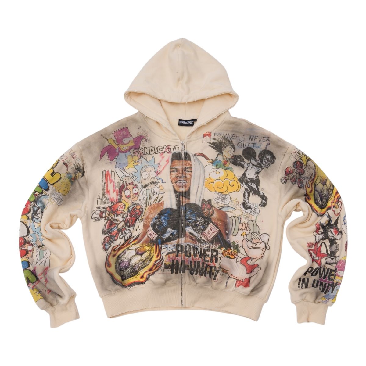 Syndicate " Unity" ZiP Up Bone Men's