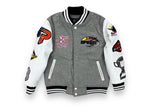 Focus Speed Varsity Jacket Grey Boys