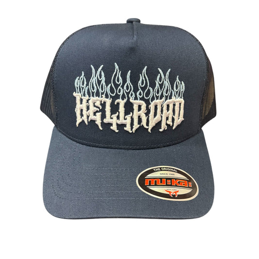 Muka Hellroad Fire Navy Snap Back Hat