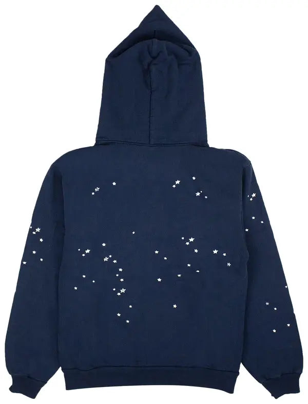 Sp5der Atlanta Hoodie Navy – Underground Clothing