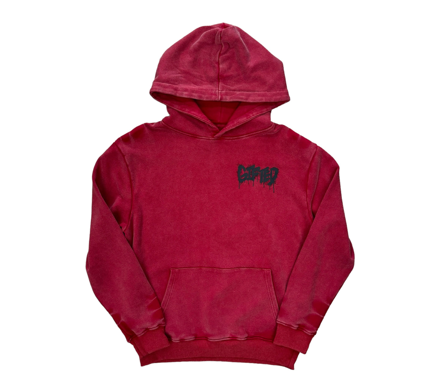 Gftd La Gifted Wash Red Hoodie