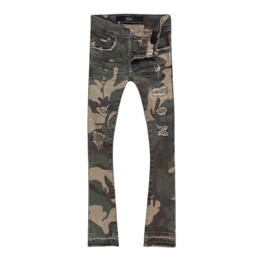 Jordan Craig Woodland Camo Stacked Flare Boy's