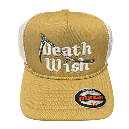 Muka Death Wish Khaki /White Snap Hat