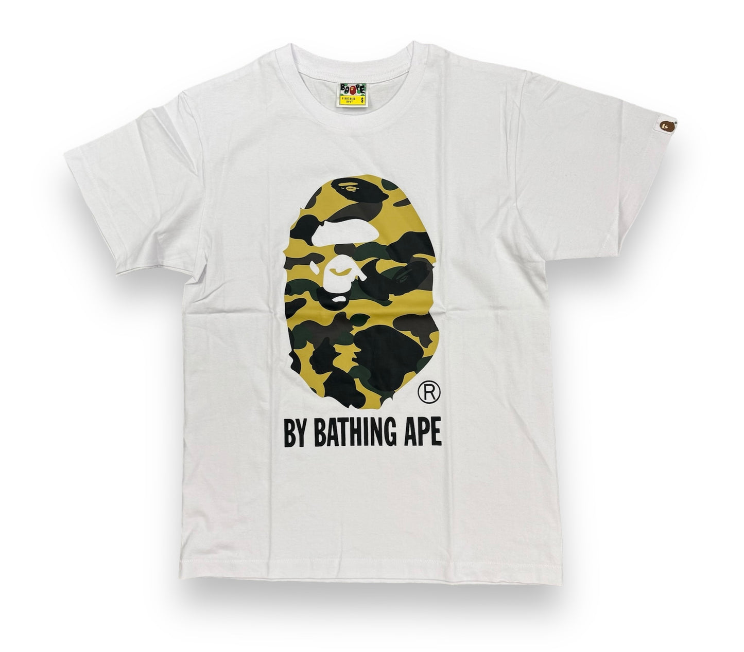 A Bathing Ape Bape “ Abc Camo " White T-Shirt