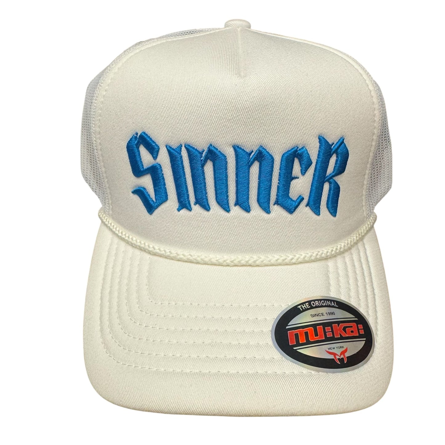 Muka Sinner White Snap Hat
