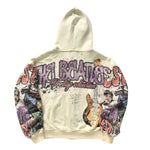 Prestige Black Beatles Zip Up Cream