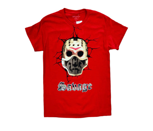 3Forty Savage Mask Red T-Shirt