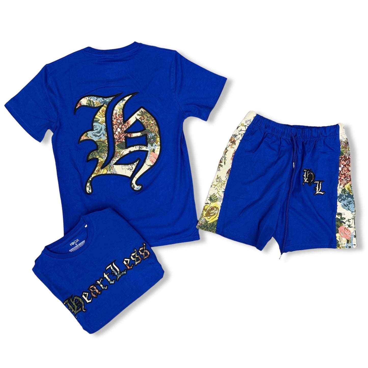 Focus Heartless Tapestry Short Set Royal