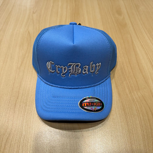 Muka Cry Baby Sky Blue Trucker Hat