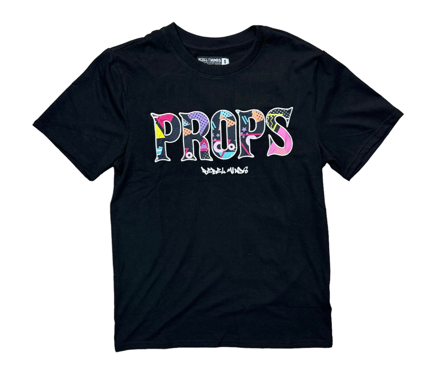 Rebel Minds Props Graphic Black Tee