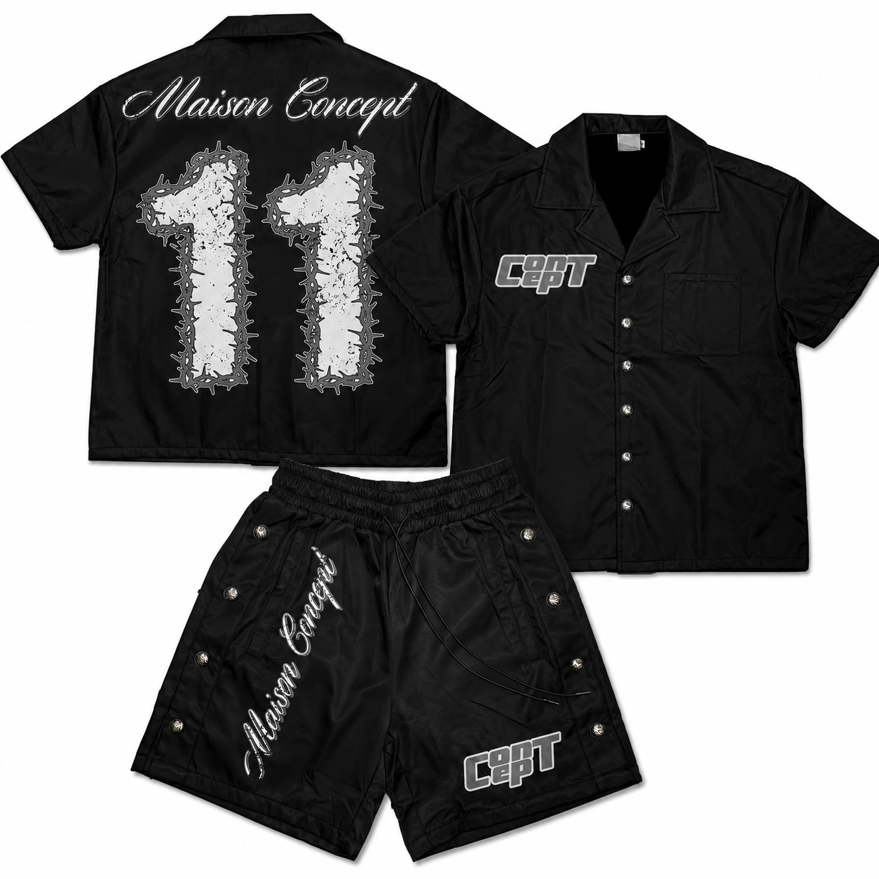 Concept "Concept 11 Short Set " Black