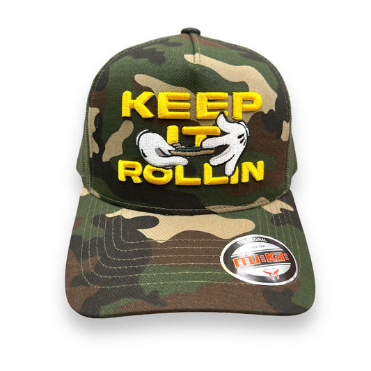 MUKA KEEP IT ROLLIN CAMO  TRUCKER HAT