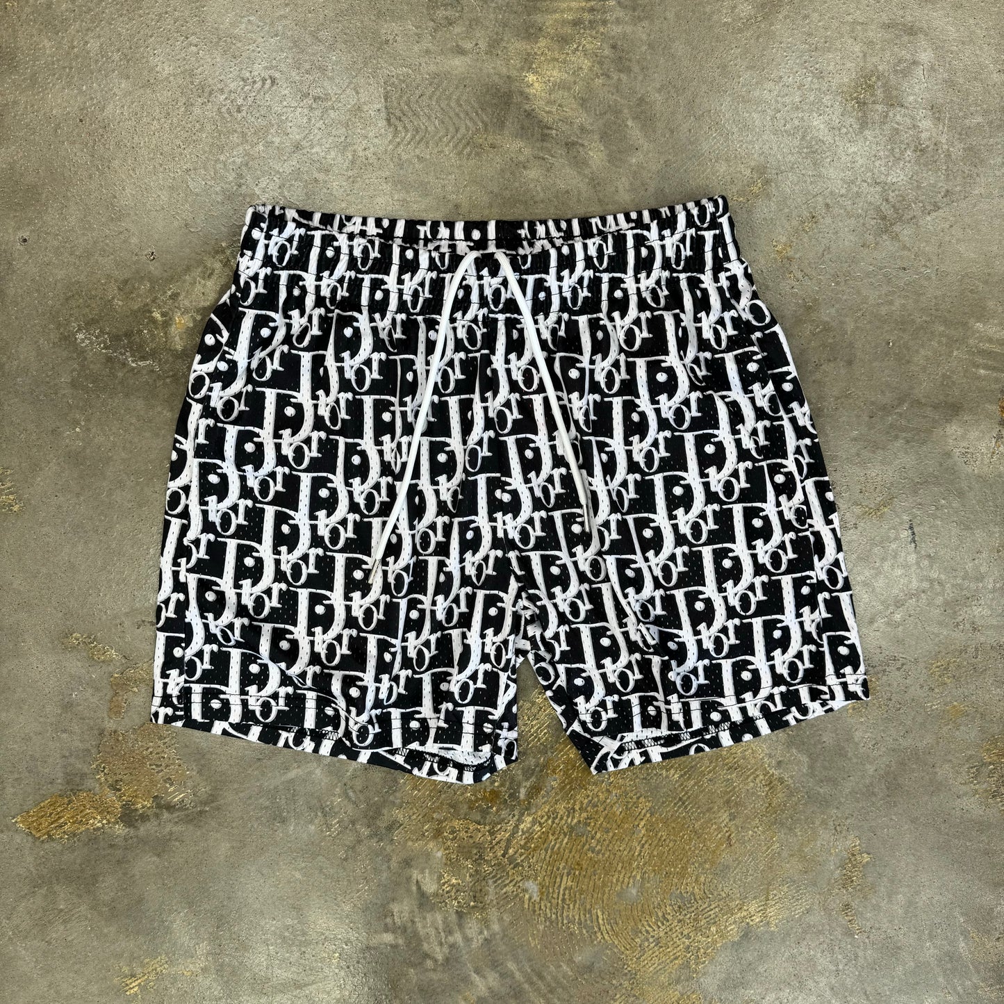 New Bara Mesh Black/White Shorts