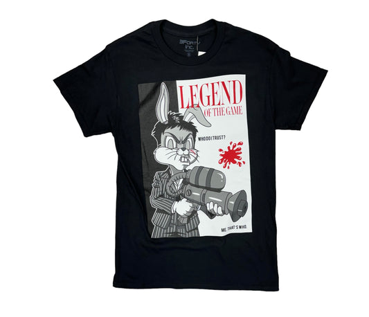 3Forty Legend Of The Game Black T-Shirt