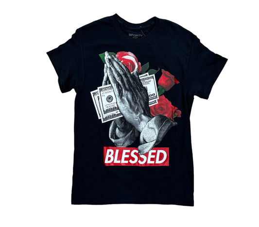 3Forty Blessed Black T-Shirt