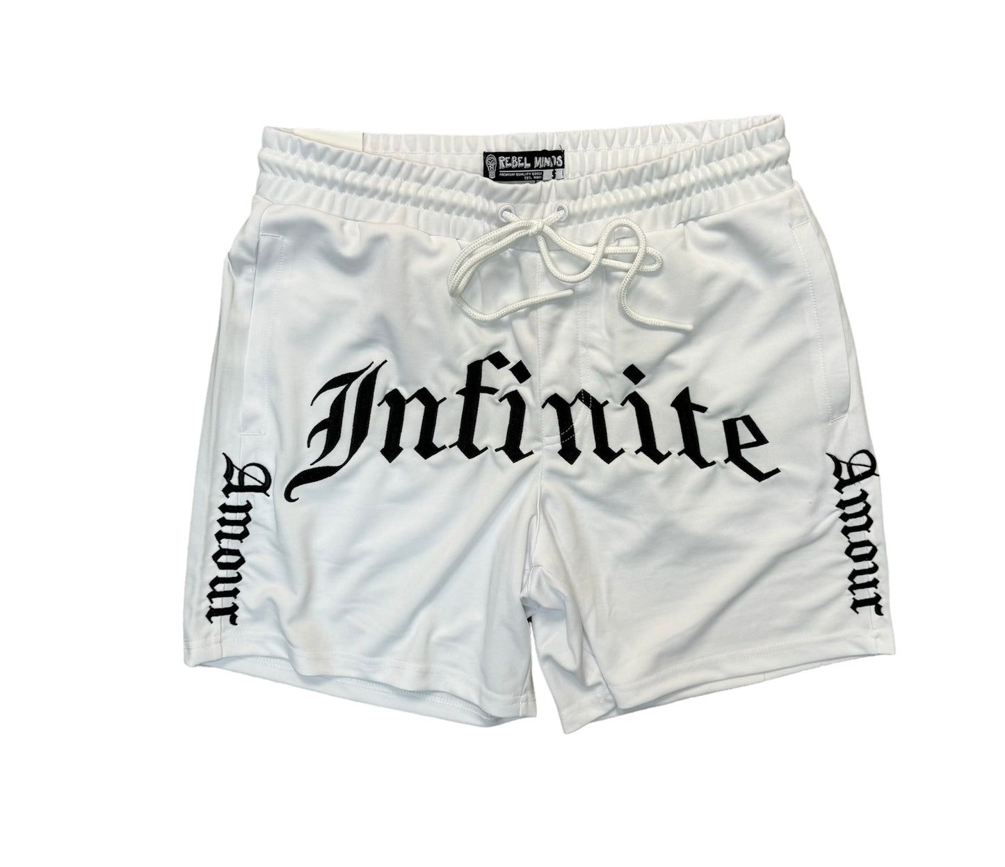 Rebel Minds Infinite Poly White Short