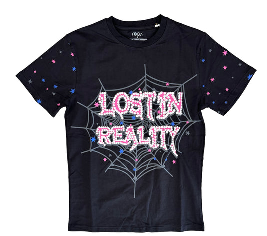 Focus Lost In Reality Black T-Shirt