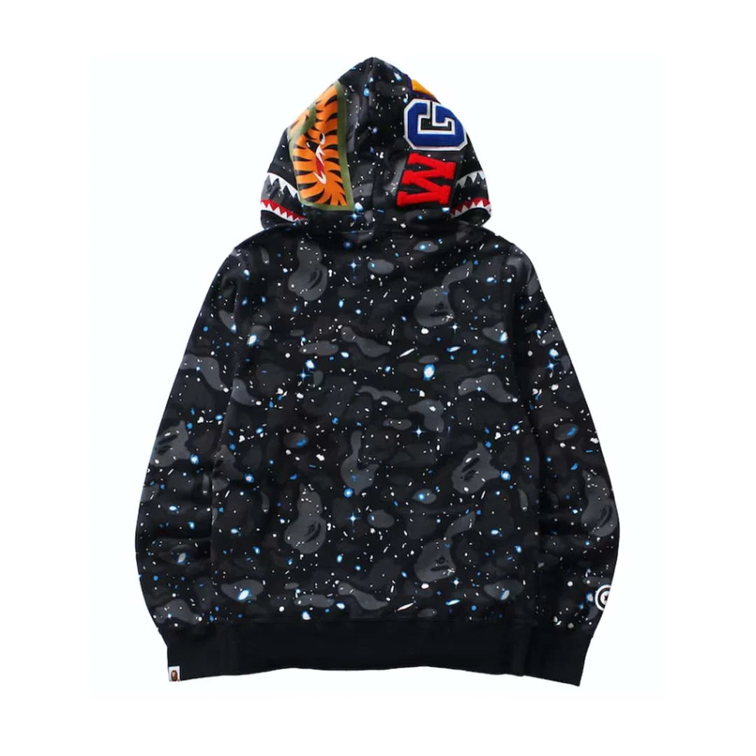 BAPE Space Camo Shark Full Zip Hoodie