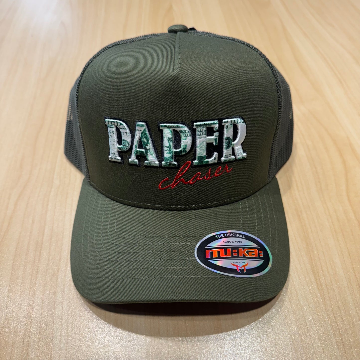 Muka Paper Olive Trucker Hat