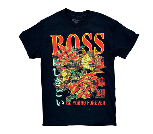 3Forty Boss Black T-Shirt
