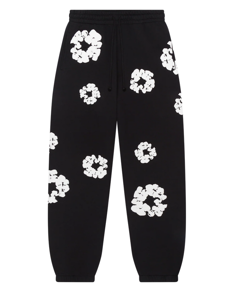 Denim Tears The Cotton Wreath Sweatpants Black
