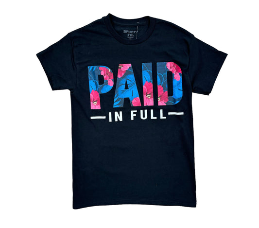 3Forty Paid in Full Black T-Shirt