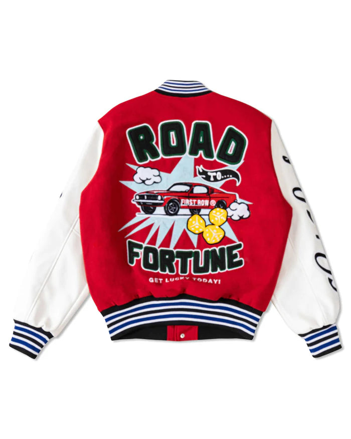 First Row Get Lucky Today Varsity Jacket