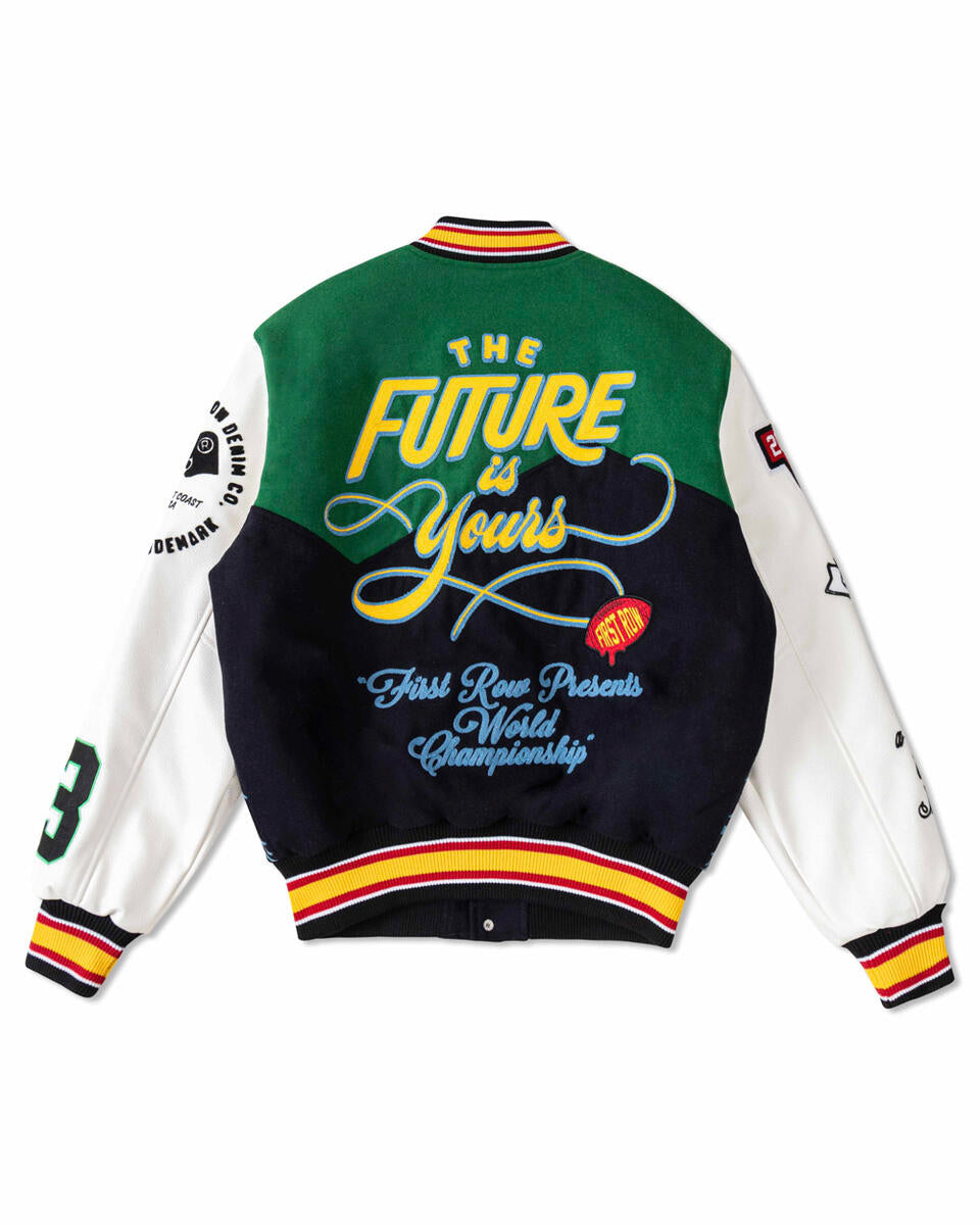 First Row The Future is Yours Varsity Jacket