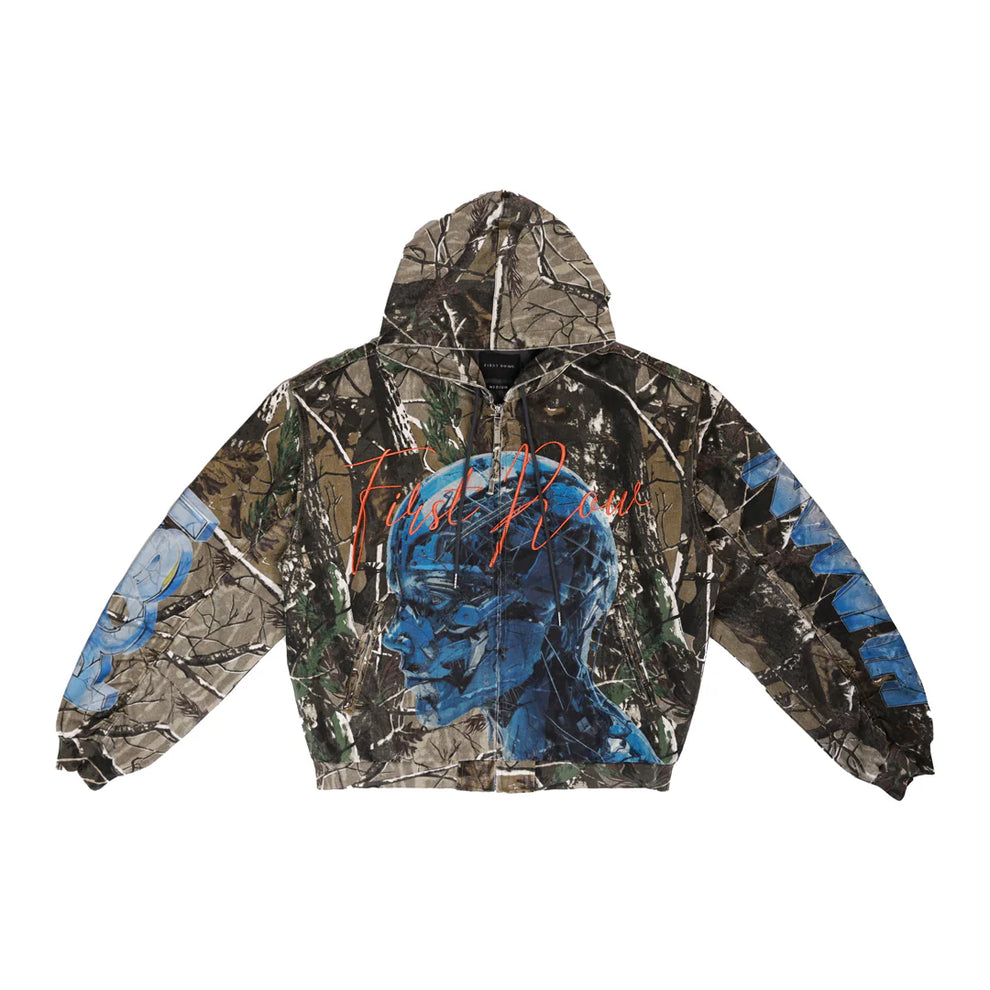 First Row POST HUMAN NEW BORN HOOD JACKET "Camo"