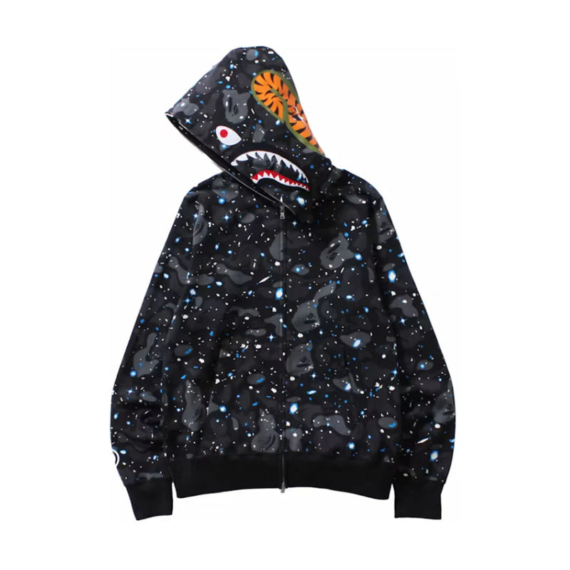 BAPE Space Camo Shark Full Zip Hoodie