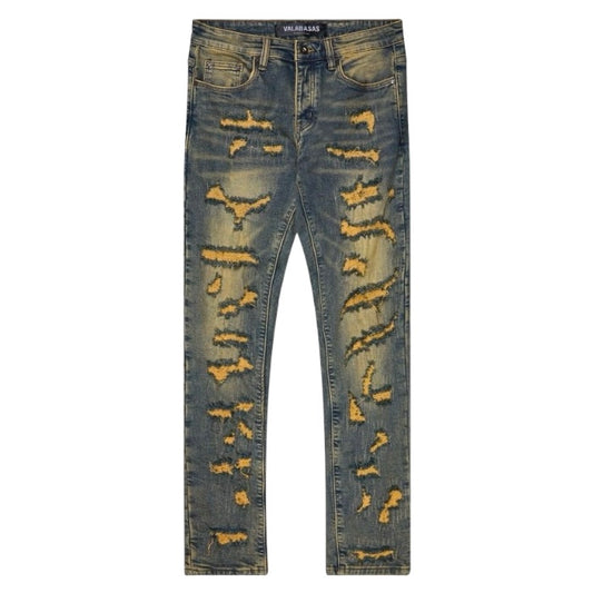 VALABASAS “Tearaway” Skinny Jean - Dark Vintage Wash