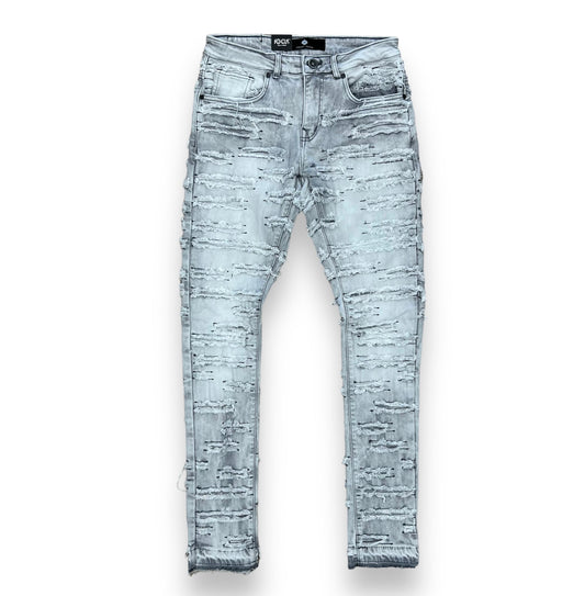 Focus Denim Debris Slim Fit Grey