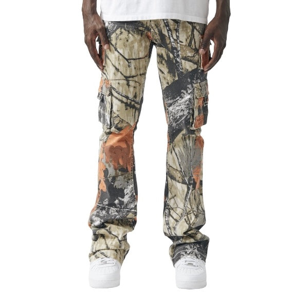 Kindred Camo Cargo Autumn  Stacked Flare Jeans