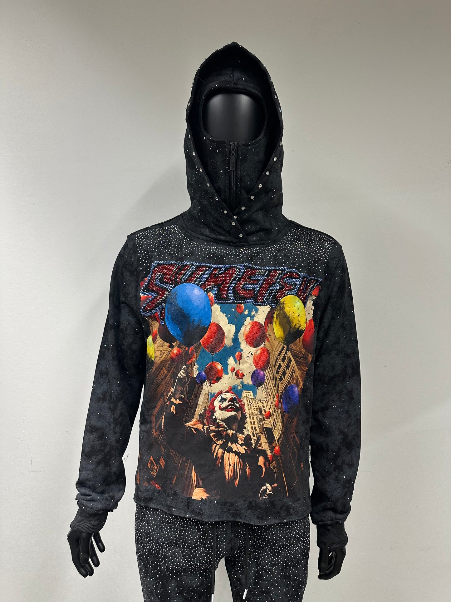 Bkys Synergy Black Cropped Hoodie