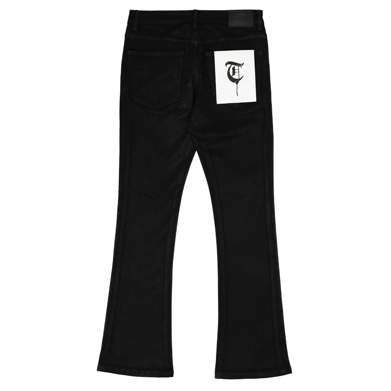 The Trnchs Night Code Black Waxed Denim