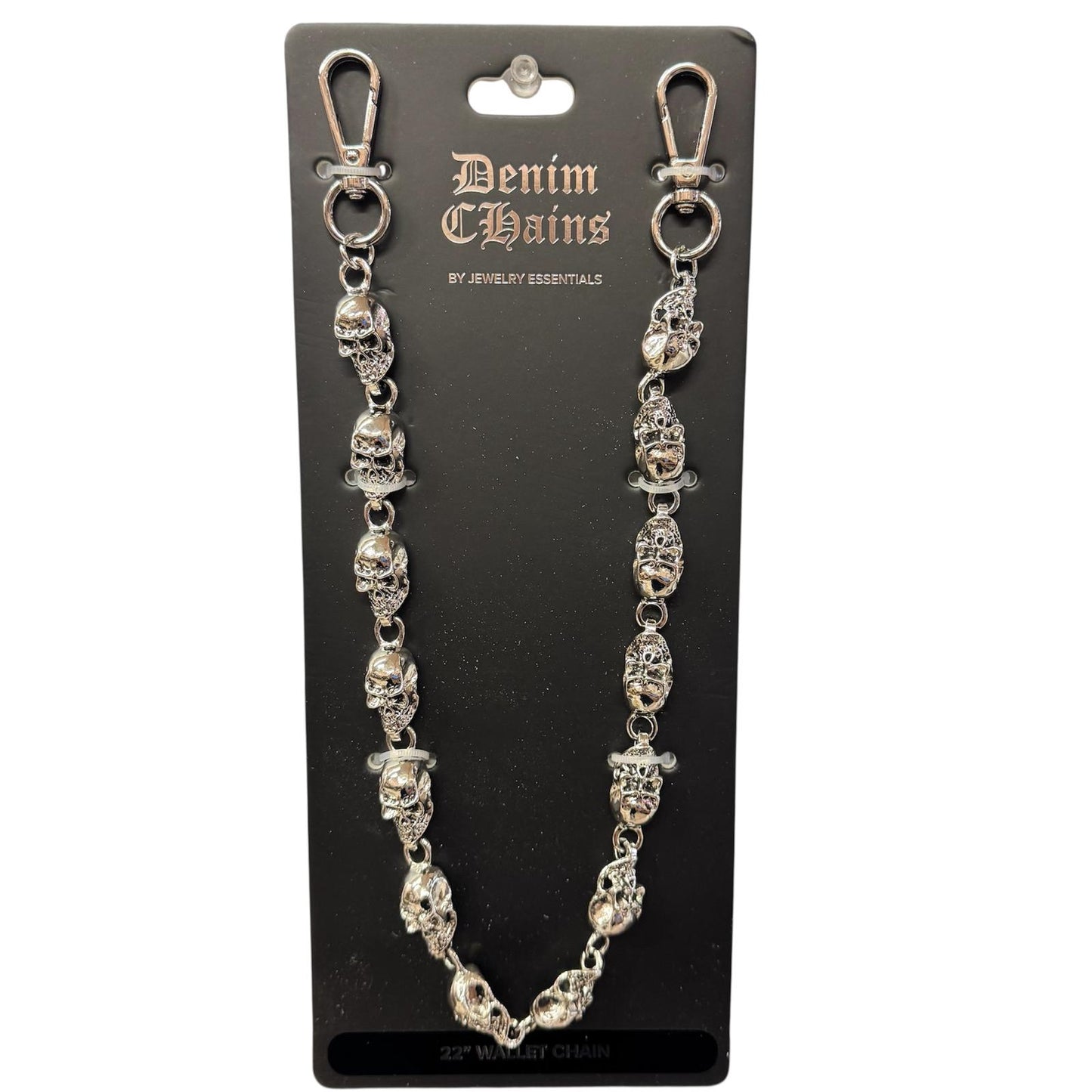Skull Jeans Chain 22" Silver (Wallet Chain) "130"