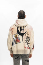 The Trnchs  Forged in Fire Off White Hoodie