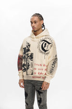 The Trnchs  Forged in Fire Off White Hoodie