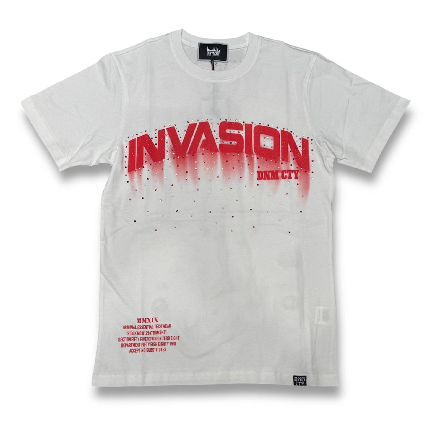DenimiCity Invasion Stone White T-Shirt