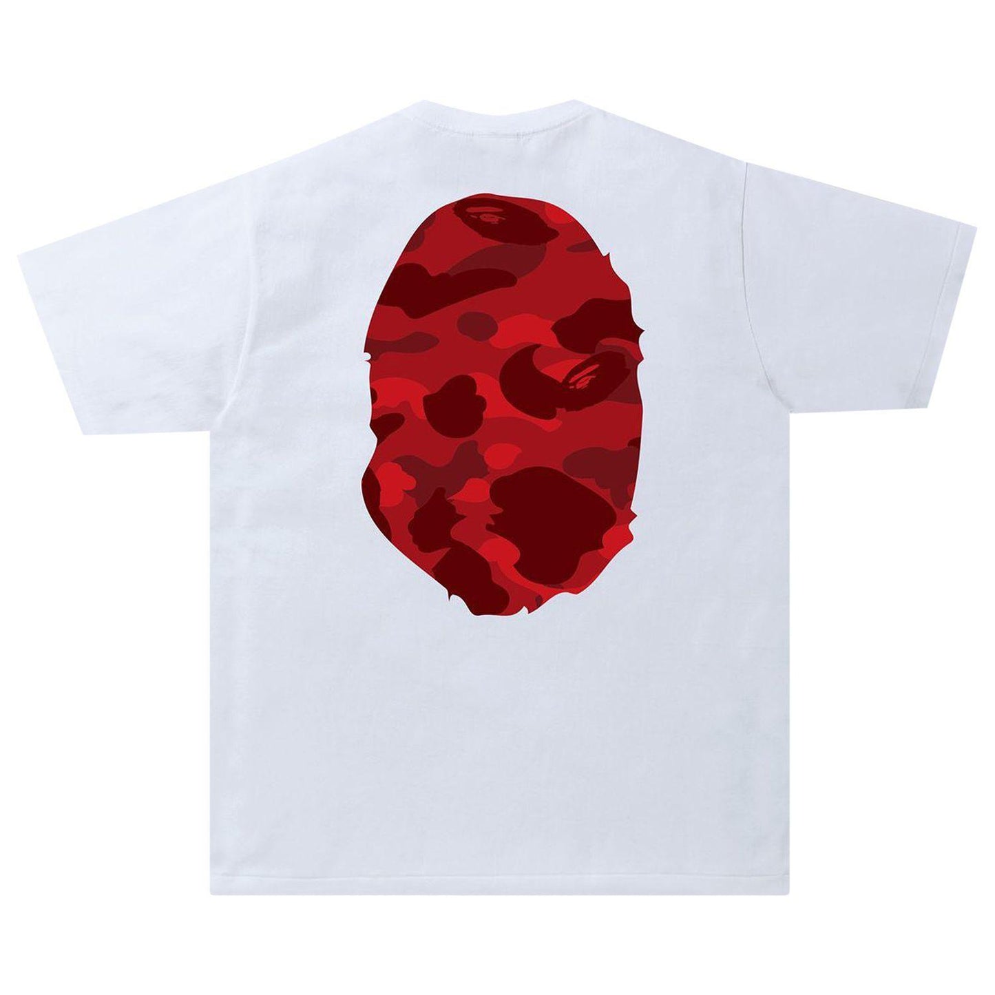 BAPE Big Ape Head Tee White /Red