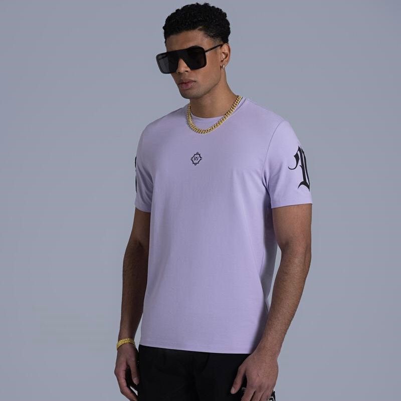 Roberto Vino Milano Logo Lavendar T-Shirt