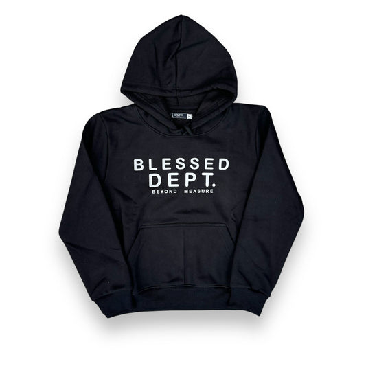 Disaster Blessed Black/Grey Hoodie Kids