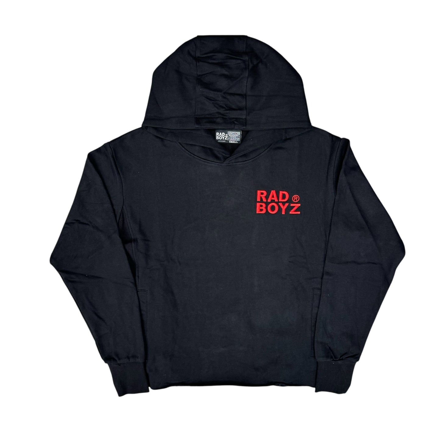 Rad Boyz Global Takeover  Crop Hoodie Black