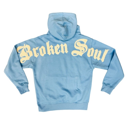 Rawyalty Broken Soul Blue Hoodie