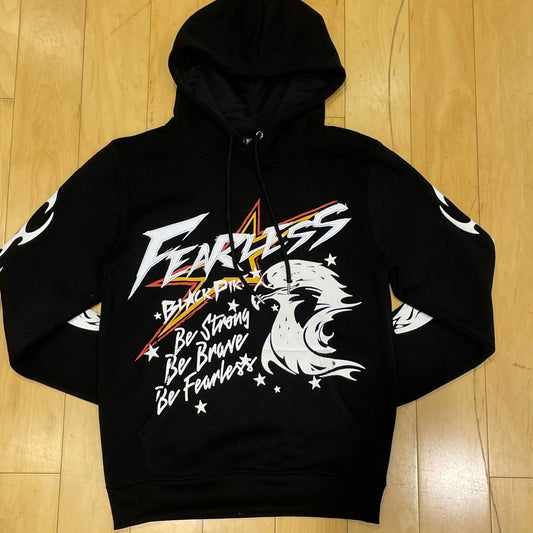 Black Pike Fleece Fearless Black Hoodie