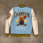 8ight Dstrkt Champion Light.Blue  Boy's Varsity Jacket
