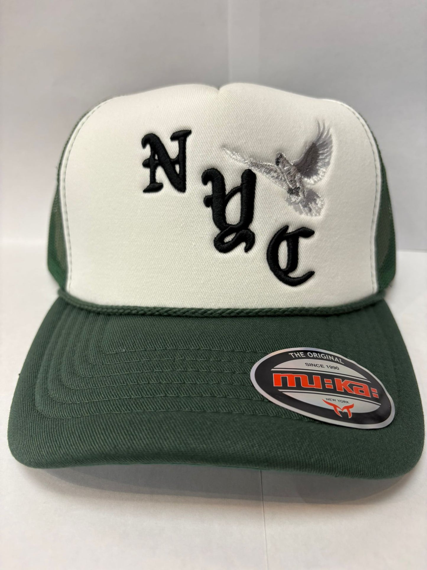 Muka Nyc Green Trucker Hat